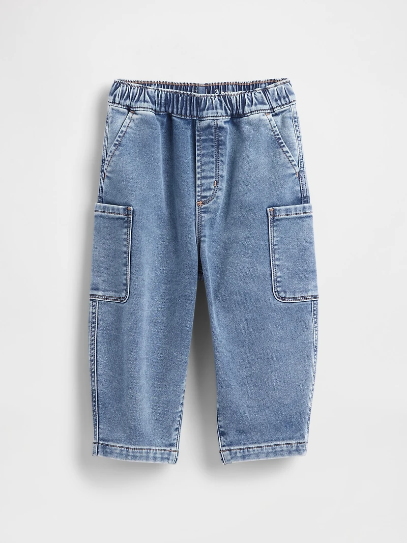 Jean coupe baril en tricot pour Bébé et Tout-petit