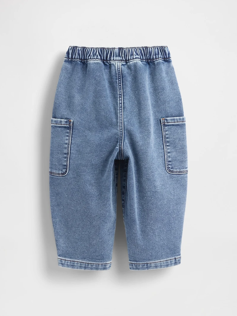 Jean coupe baril en tricot pour Bébé et Tout-petit