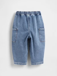 Jean coupe baril en tricot pour Bébé et Tout-petit