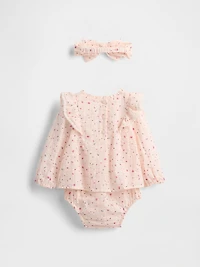 Baby Bodysuit Dress Set
