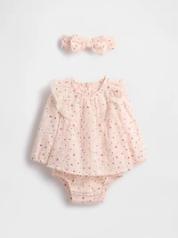 Baby Bodysuit Dress Set