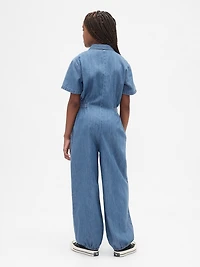 Kids Denim Jogger Jumpsuit