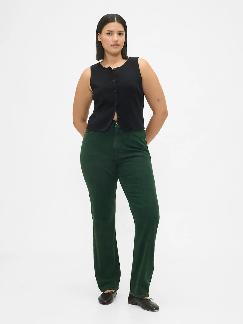High Rise '90s Straight Jeans