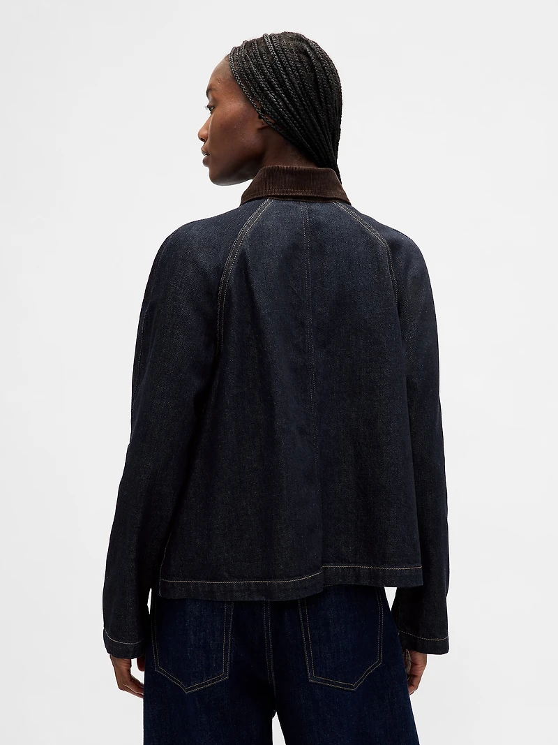 UltraSoft Denim Swing Chore Jacket