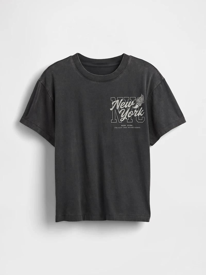 Relaxed NYC Graphic T-Shirt