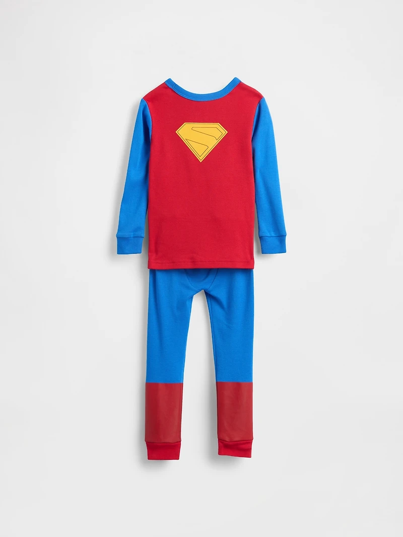 Baby & Toddler Organic Brushed Cotton Superman PJ Set