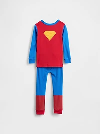 Baby & Toddler Organic Brushed Cotton Superman PJ Set