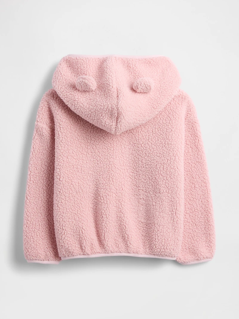 Baby & Toddler Sherpa Bear Zip Hoodie