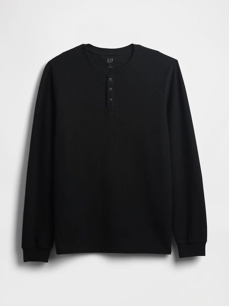 Rib Henley PJ Shirt