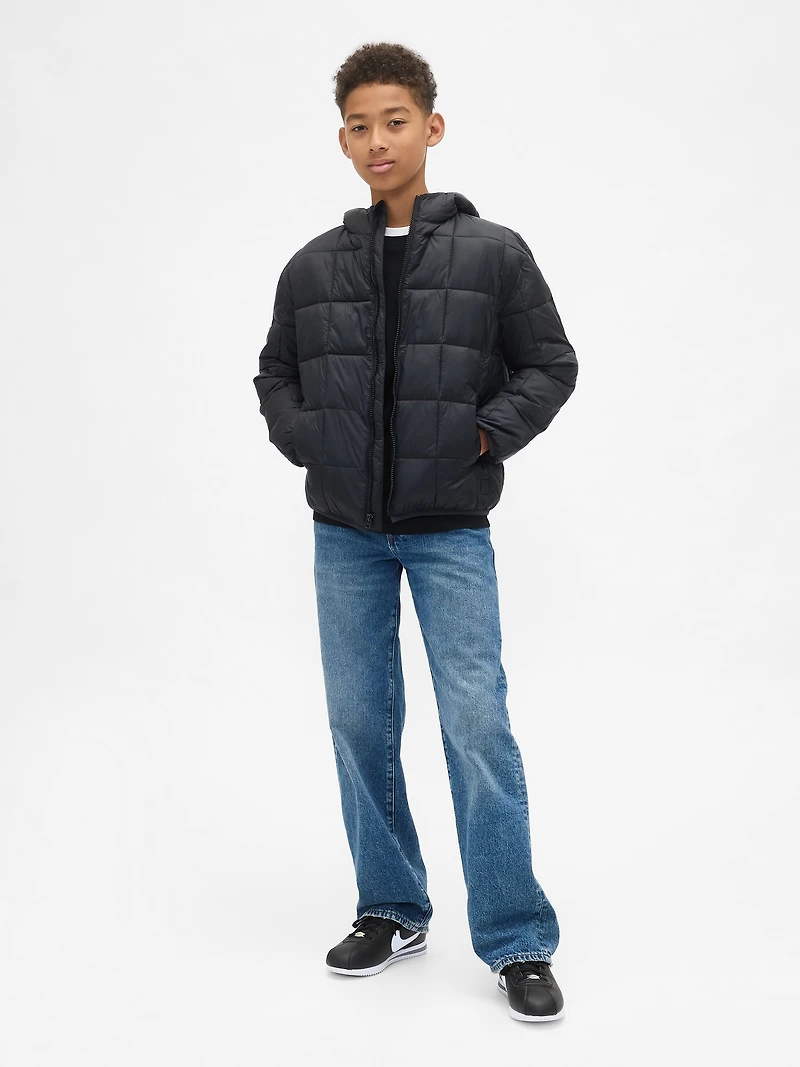 Kids Recycled Lightweight Puffer Jacket