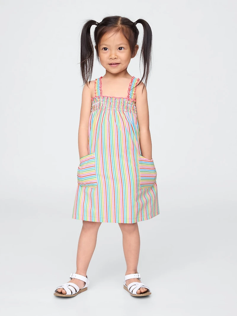 Baby & Toddler Smocked Poplin Dress