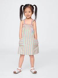 Baby & Toddler Smocked Poplin Dress