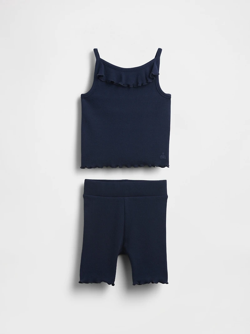Baby & Toddler Ruffle Rib Outfit Set