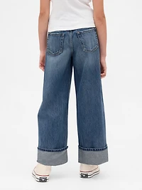 Kids Low Rise Easy Wide-Leg Baggy Jeans