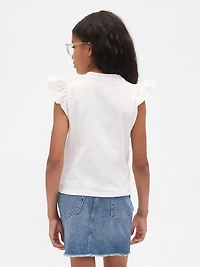 Kids Flutter-Sleeve T-Shirt