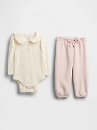 Baby TinyRib Bodysuit Outfit Set