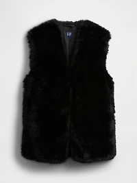 Recycled Faux Fur Vest