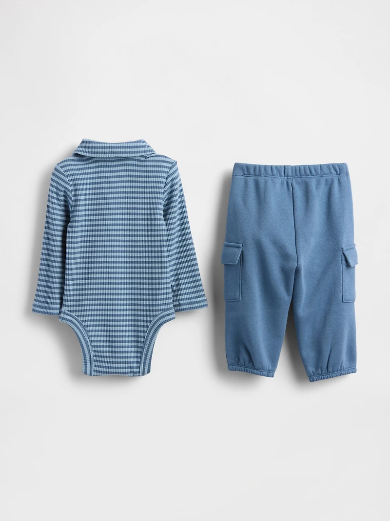 Baby TinyRib Bodysuit Outfit Set