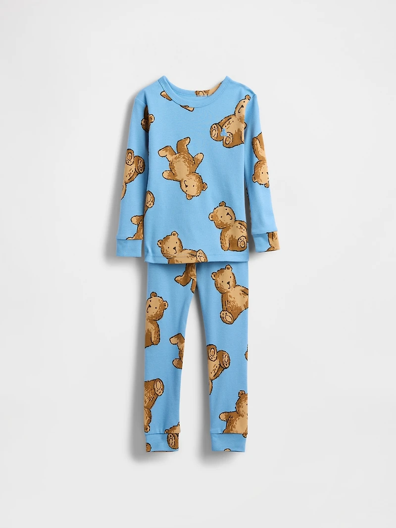 Pyjama en coton biologique brossé pour Bébé et Tout-petit