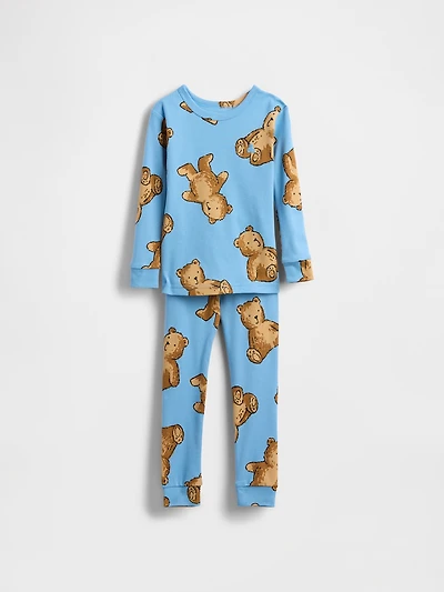 Pyjama en coton biologique brossé pour Bébé et Tout-petit