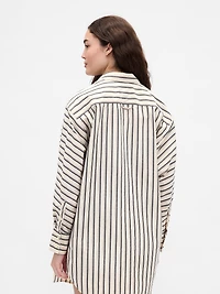× BÉIS Poplin Dolman Big Shirt