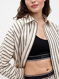 × BÉIS Poplin Dolman Big Shirt
