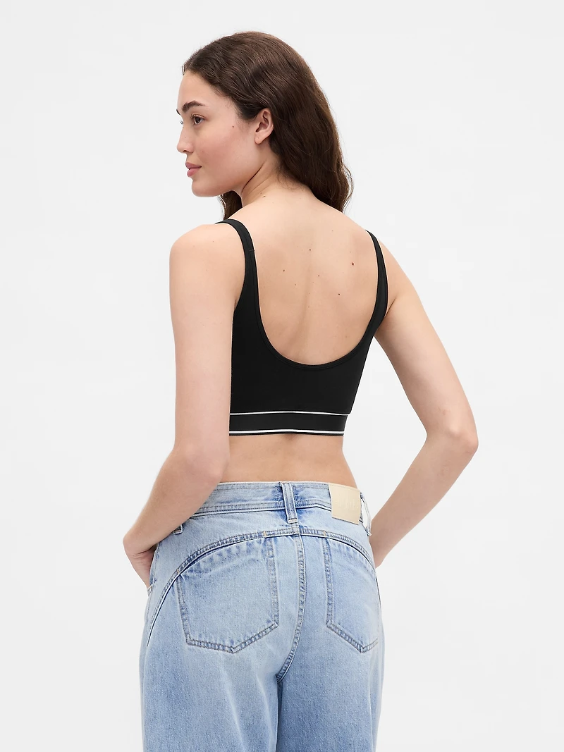 BÉIS Seamless Logo Sports Bra
