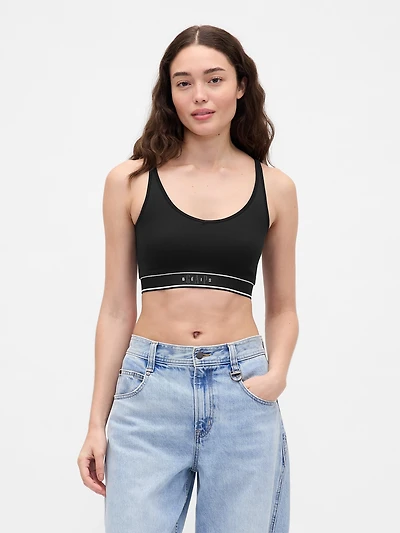 BÉIS Seamless Logo Sports Bra