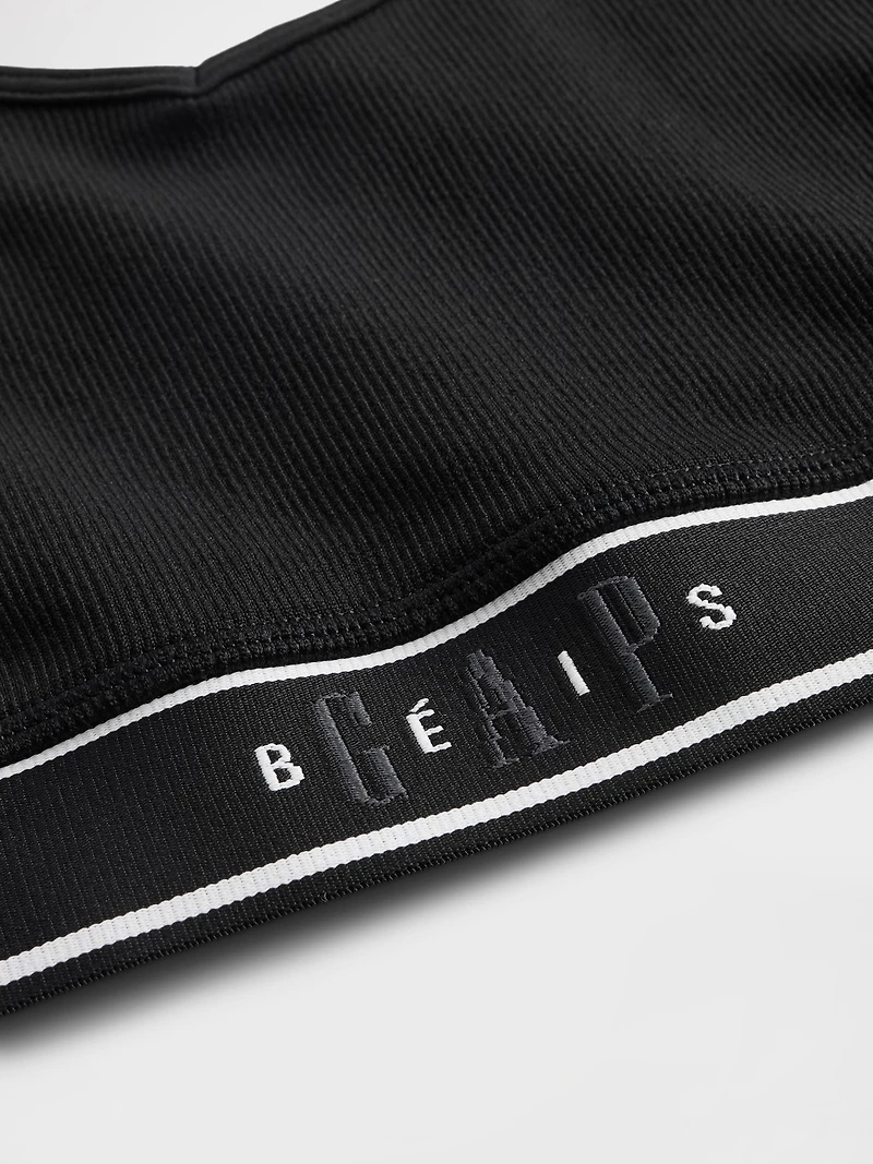 BÉIS Seamless Logo Sports Bra