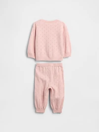 Baby CashSoft Pointelle Outfit Set