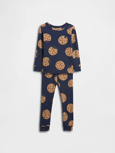 Pyjama en coton biologique brossé pour Bébé et Tout-petit