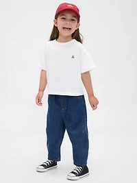 Jean coupe baril à taille élastique pour Bébé et Tout-petit