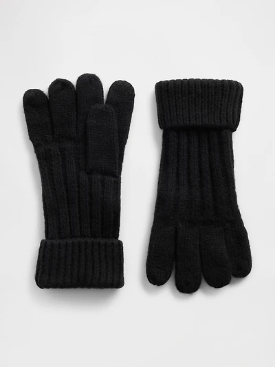 Gants côtelés Effet cachemire pour Enfant