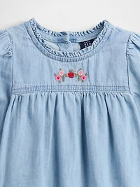 Baby Denim Ruffle Outfit Set