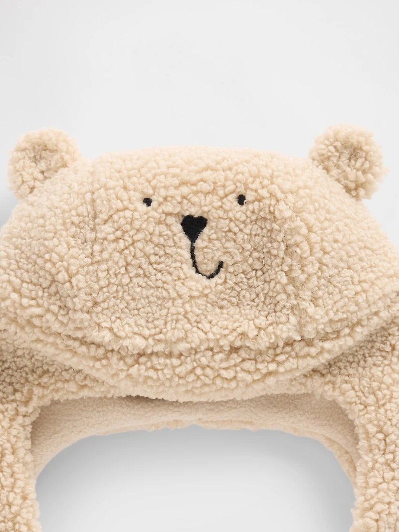 Baby Sherpa Brannan Bear Hat & Mittens Set