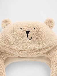 Baby Sherpa Brannan Bear Hat & Mittens Set