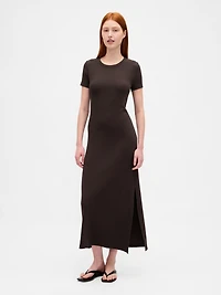 Modern Rib Maxi T-Shirt Dress