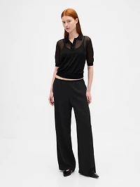 Easy Wide-Leg Pants