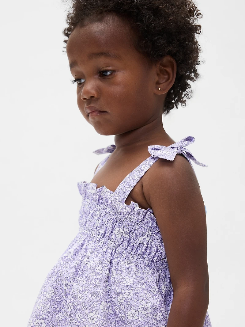 Baby & Toddler Smocked Bow-Strap Dress