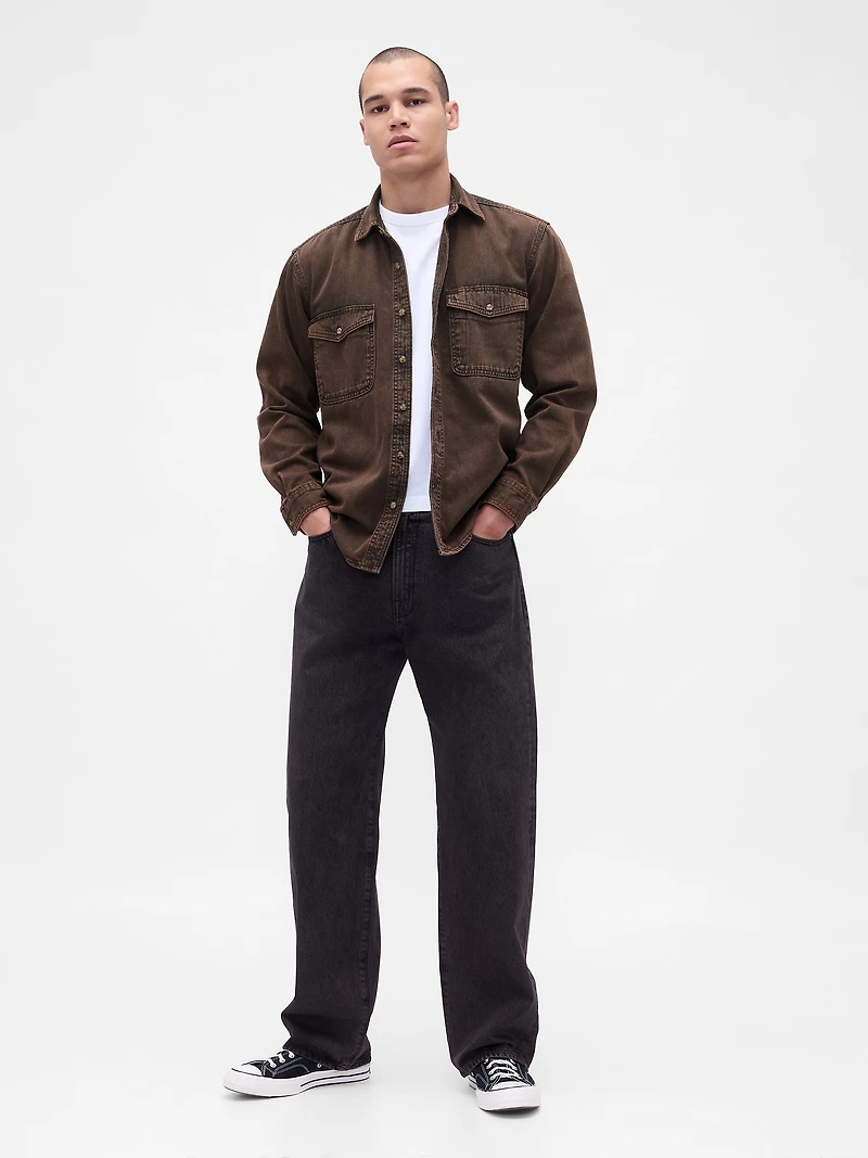 Denim Relaxed Shirt