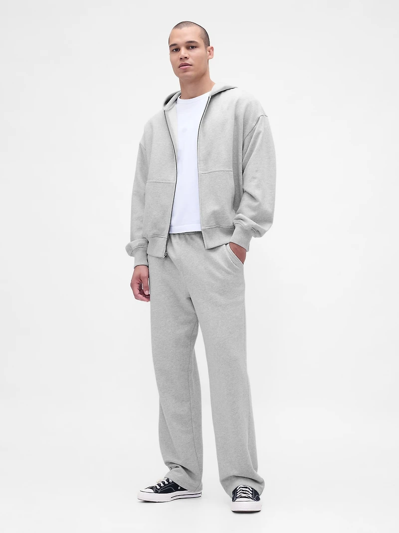 Chandail à capuchon épais surdiMen'sionné glissière