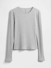 Modern Compact Rib Crop T-Shirt
