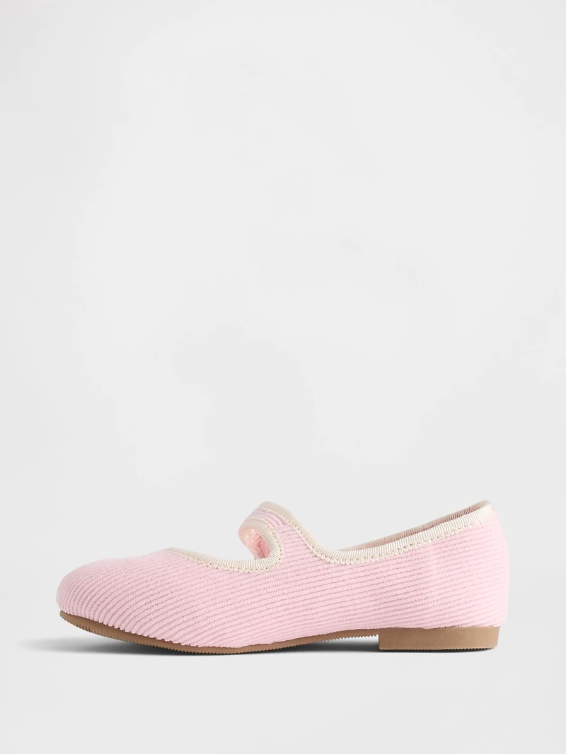 Toddler Corduroy Mary Jane Flats
