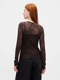Sheer Lace Top