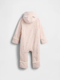 Baby Sherpa-Lined Hooded One-Piece