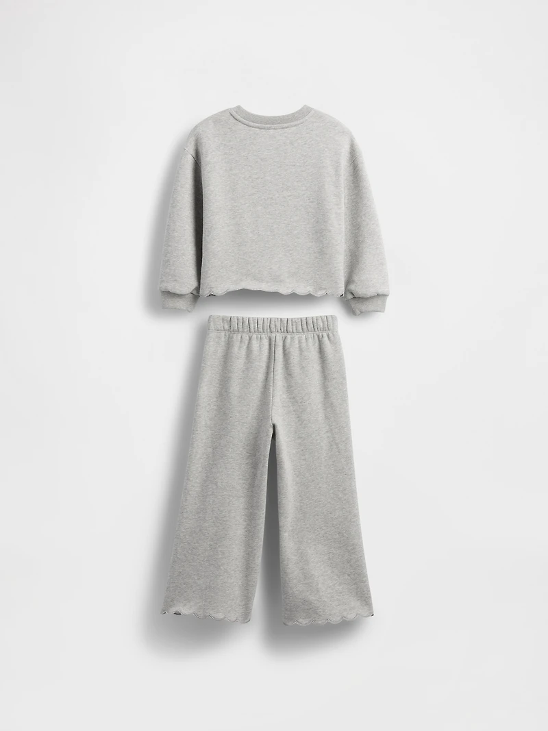 Baby & Toddler VintageSoft Scalloped Sweat Set