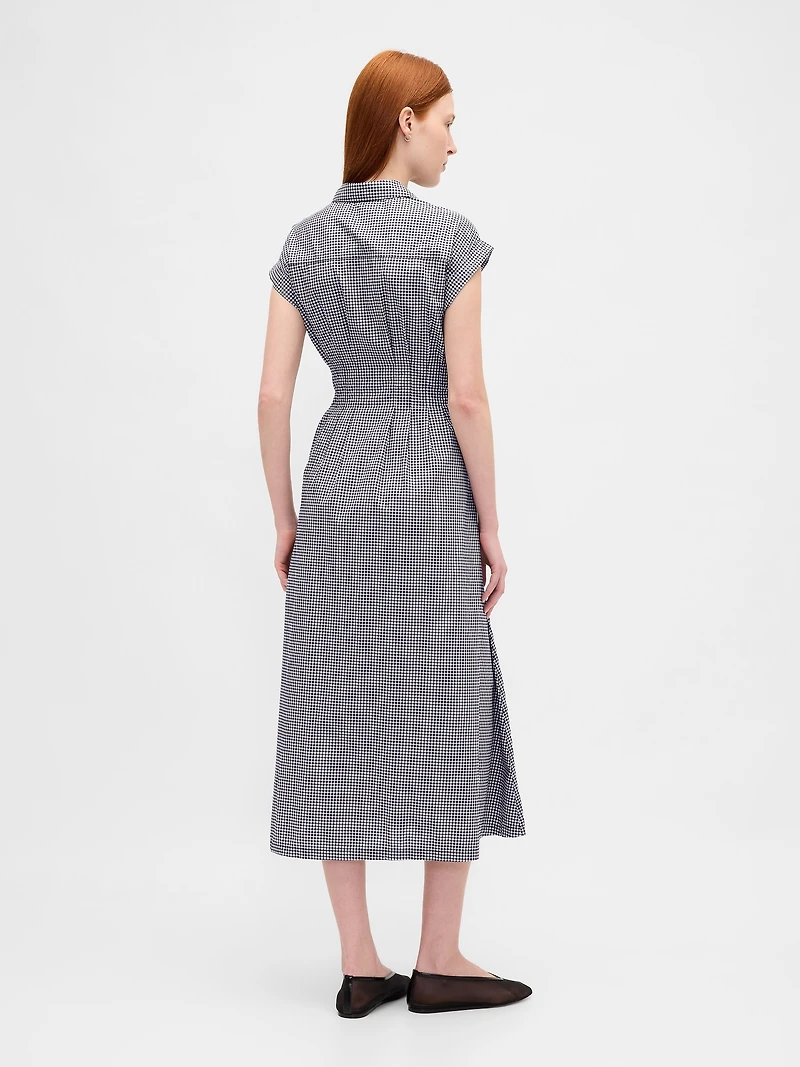 Poplin Midi Shirtdress