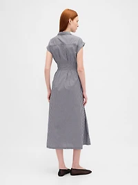 Poplin Midi Shirtdress