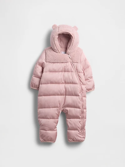 Baby Lightweight Puffer One-Piece