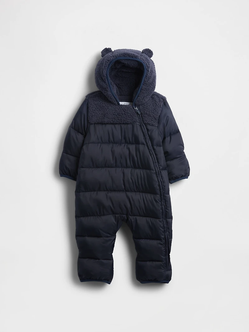 Baby Lightweight Puffer One-Piece